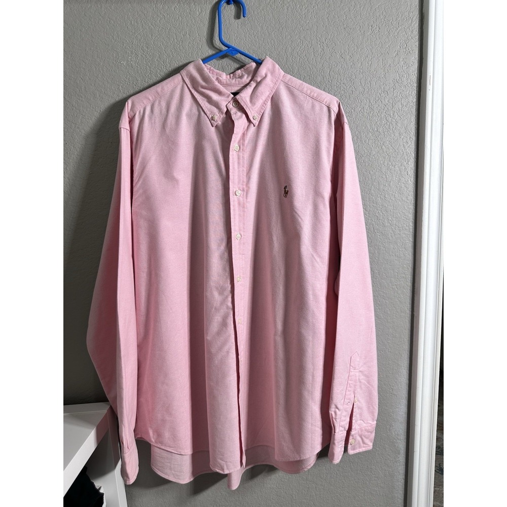 VTG‎ Ralph Lauren Men's XL Classic Fit Long-Sleeve Oxford Shirt Prepy old money